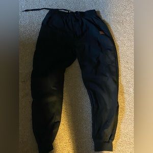 Black Scrub-Like Sweatpants